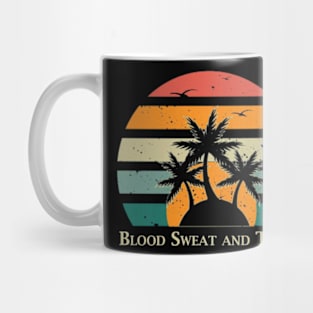 Vintage name - blood sweat and tears Mug